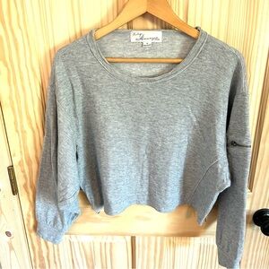 Vintage Havana Terry Sweatshirt Cropped Boxy. Size Medium.